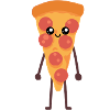 Pizza kawaii funny gift