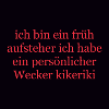 Witz früh aufsteher
