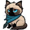 Burmese Cat Cartoon Comic Anime