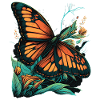 Butterfly Loves Flowers