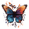 Bunter Schmetterling