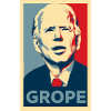 Joe Biden Grope - politisk kampagneplakat