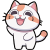 Chat heureux