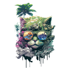 Surreal cat