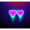 Valentine's Day Neon Hearts