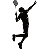 Badminton Silhouette Badminton Player Badminton