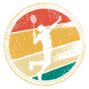 Badmintonspiller Badmintonspiller Retro Badminton