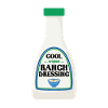 Ranch -Vinaigrette -Ranch -Vinaigrette