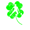 Badminton St. Patrick's Day Kleeblatt