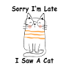 Désolé d’être en retard - Cat