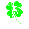 Patineur trèfle de la Saint-Patrick