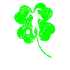 Fußball St. Patrick's Day Kleeblatt