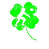 Volleyball St. Patrick's day shamrock