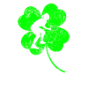 Badminton St. Patrick's day shamrock