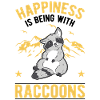 Raccoon Happiness Raccoon