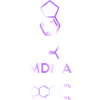 MDMA Molekül - Chemie Element
