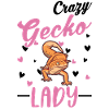 Crazy Gecko lady Gecko femme