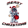 Astronaut Christmas Weihnachten
