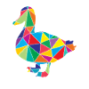 Duck Polygon Low Poly