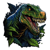 Cool raptor dinosaur