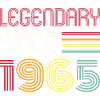 Birthday Legendary Since 1965