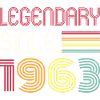 Birthday Legendary Since 1963