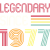 Birthday Legendary Since 1977