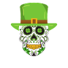 Saint-Patrick Leprechaun squelette irlandais