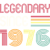 Birthday Legendary Since 1976