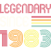 Birthday Legendary Since 1983