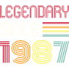 Anniversaire légendaire depuis 1987