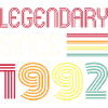 Birthday Legendary Since 1992