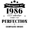 fabriquée en 1986