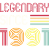 Birthday Legendary Since 1991