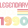 Birthday Legendary Since 1990