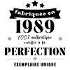 fabriquée en 1989
