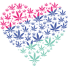 A heart of weed