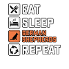 Eat Sleep German Shepherds Repeat