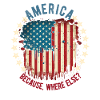 American Patriotic USA Design