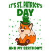 Mignon trèfle renard Saint-Patrick