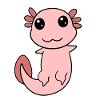 Axolotl motif enfants