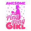 Super fille de ping-pong