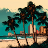 Miami, Japan Art Style