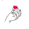 Hand heart