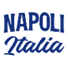 Napoli Italia Script in Blue