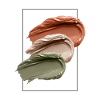 three blobs of paint
