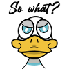 so what? mit Enten-Comic