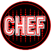 Chef with a beautiful background