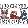 I love all pandas