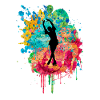Figure skating PopArt